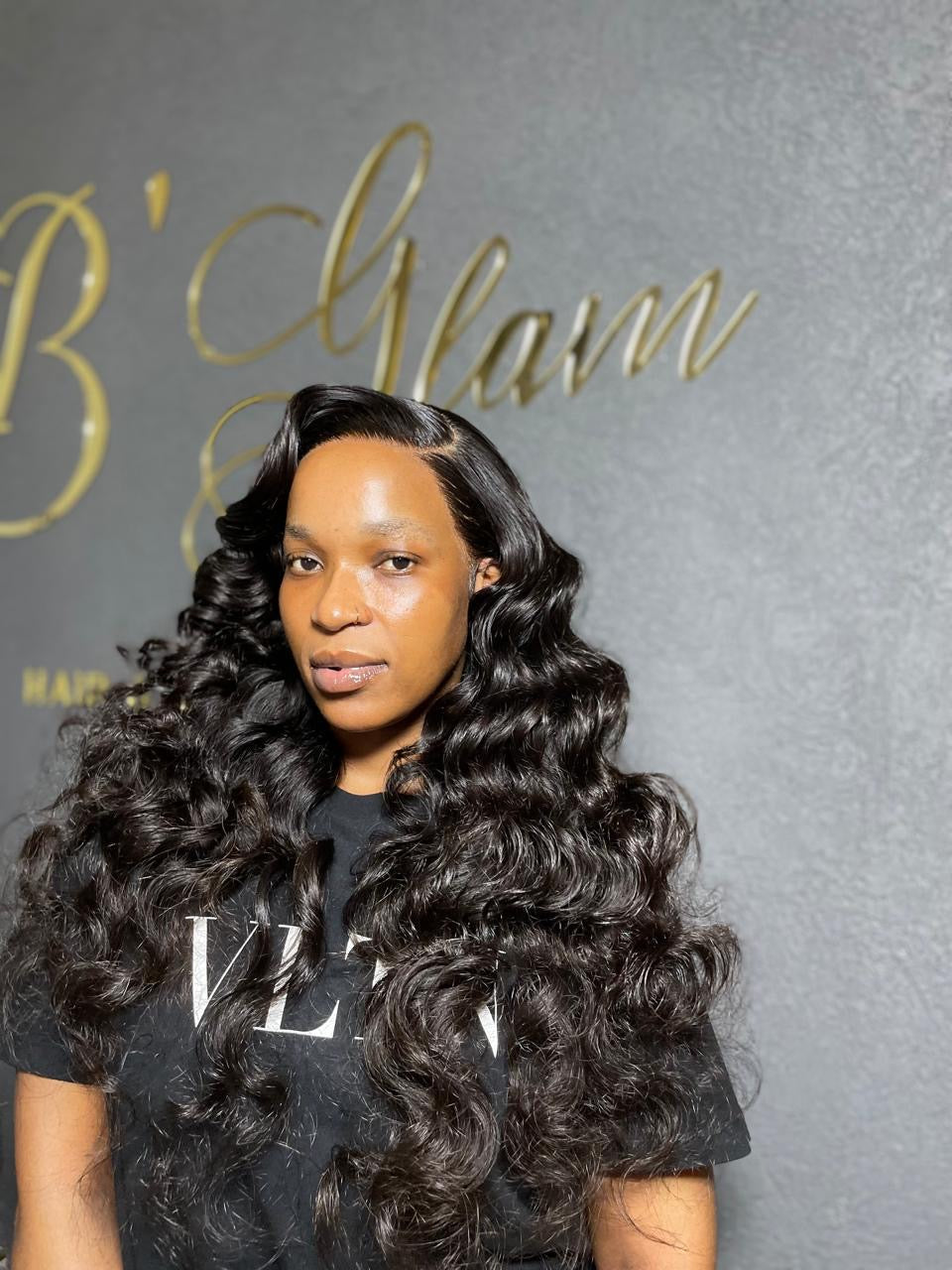 30” Frontal Wig Pre curled