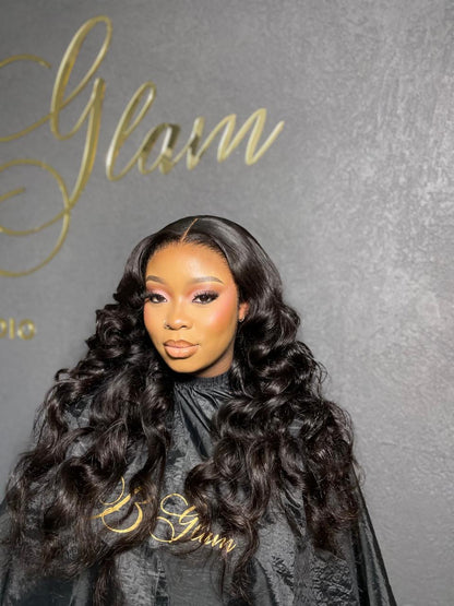 26” Frontal Pre Curled Wig