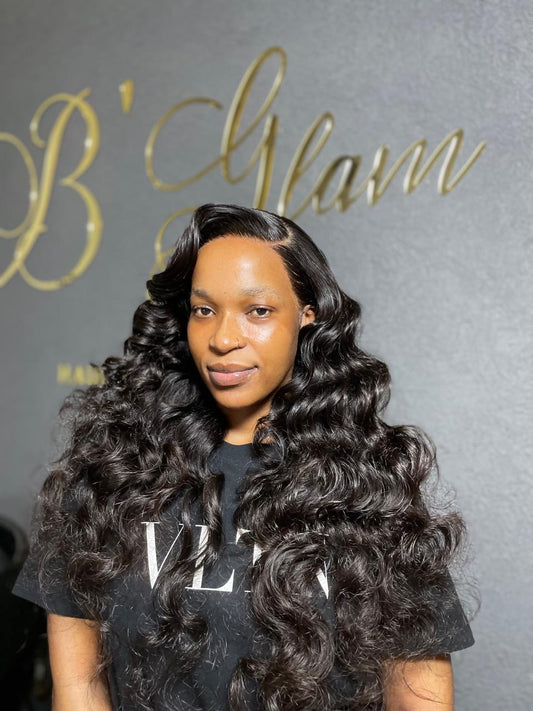 30” Frontal Wig Pre curled