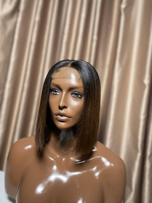 Two tone brown wig 2*6 10” Bob