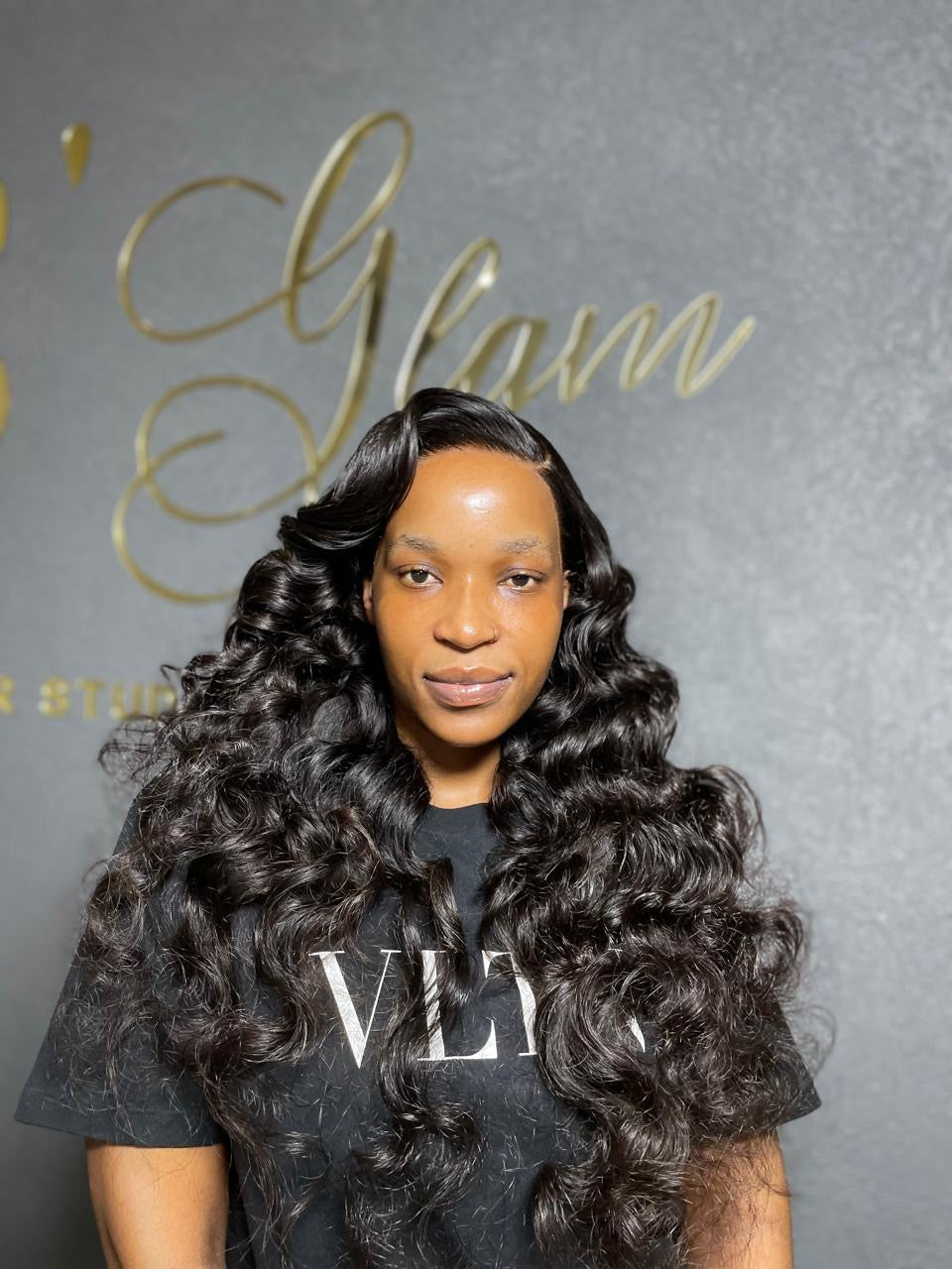 30” Frontal Wig Pre curled