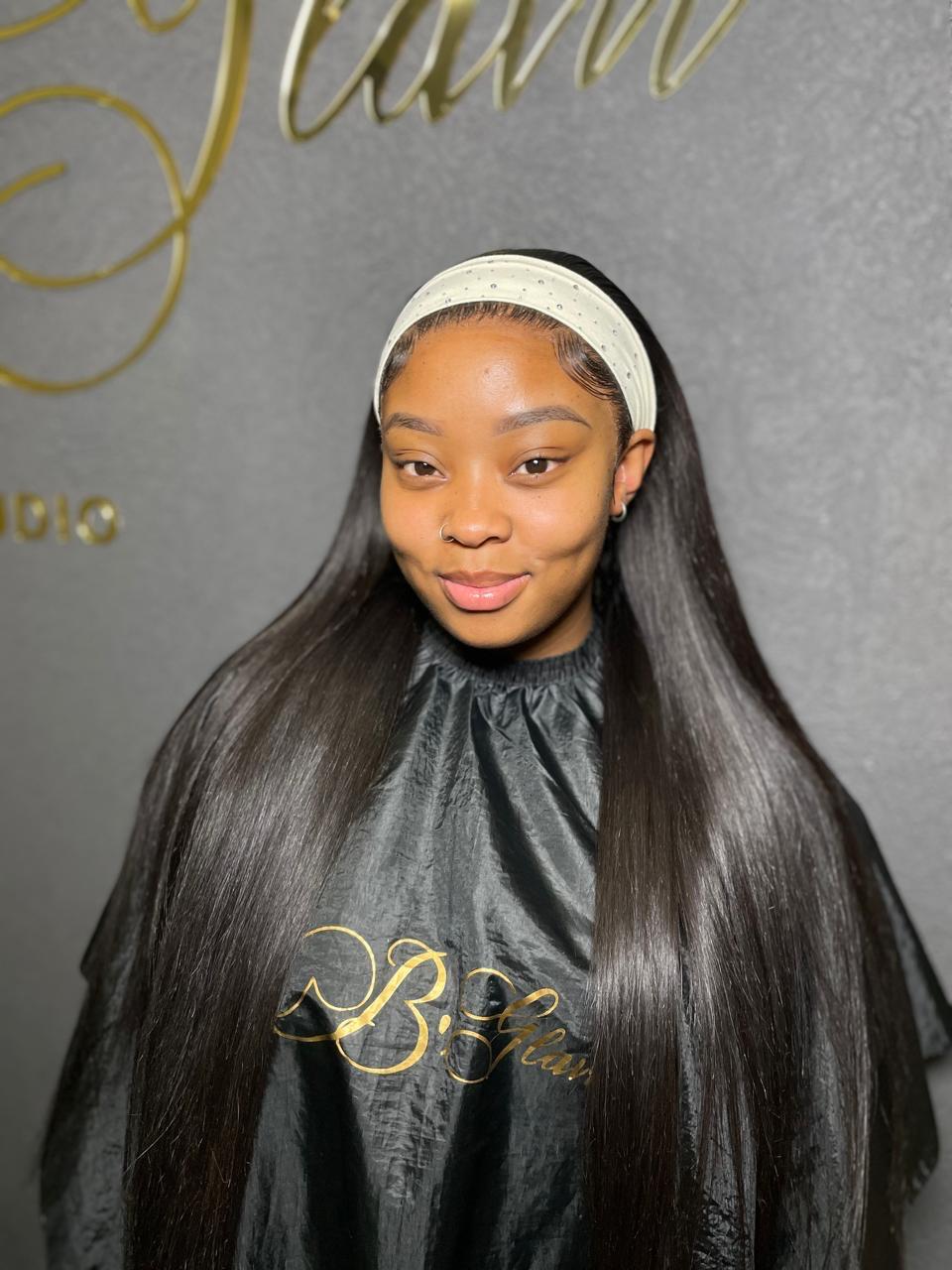 30” Frontal Straight Wig