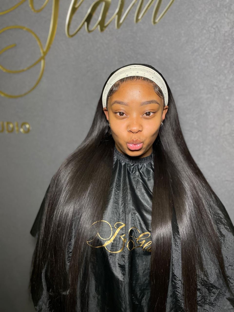 30” Frontal Straight Wig