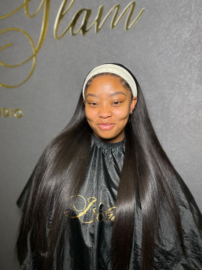 30” Frontal Straight Wig