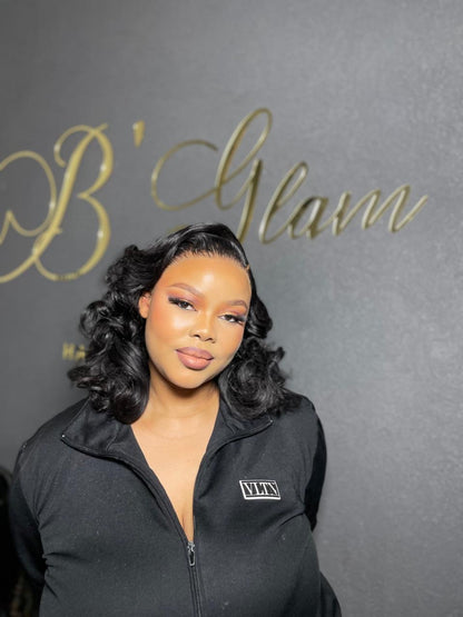 14” Frontal Pre Curled Wig