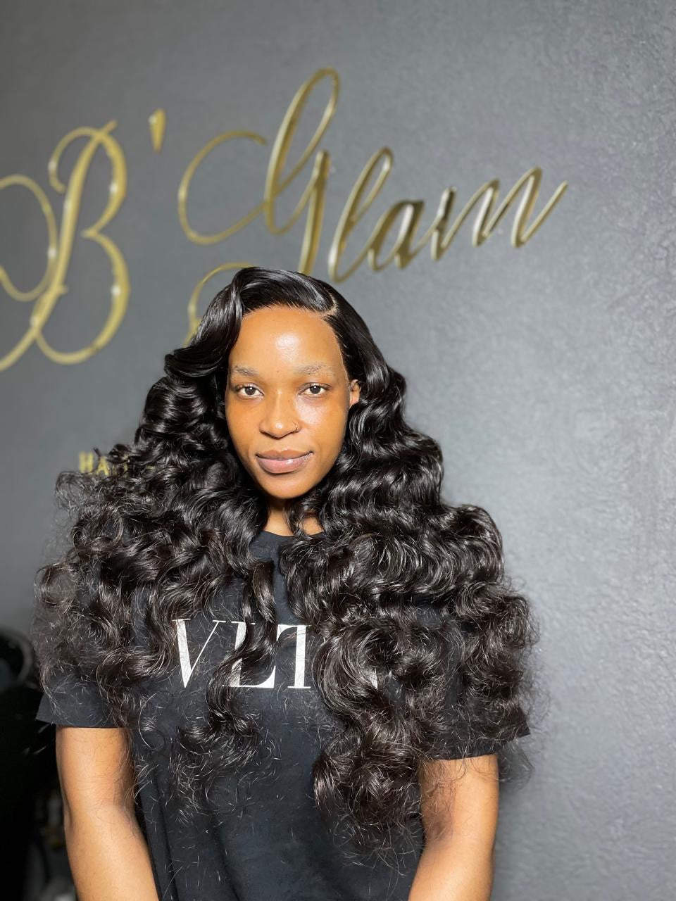 30” Frontal Wig Pre curled