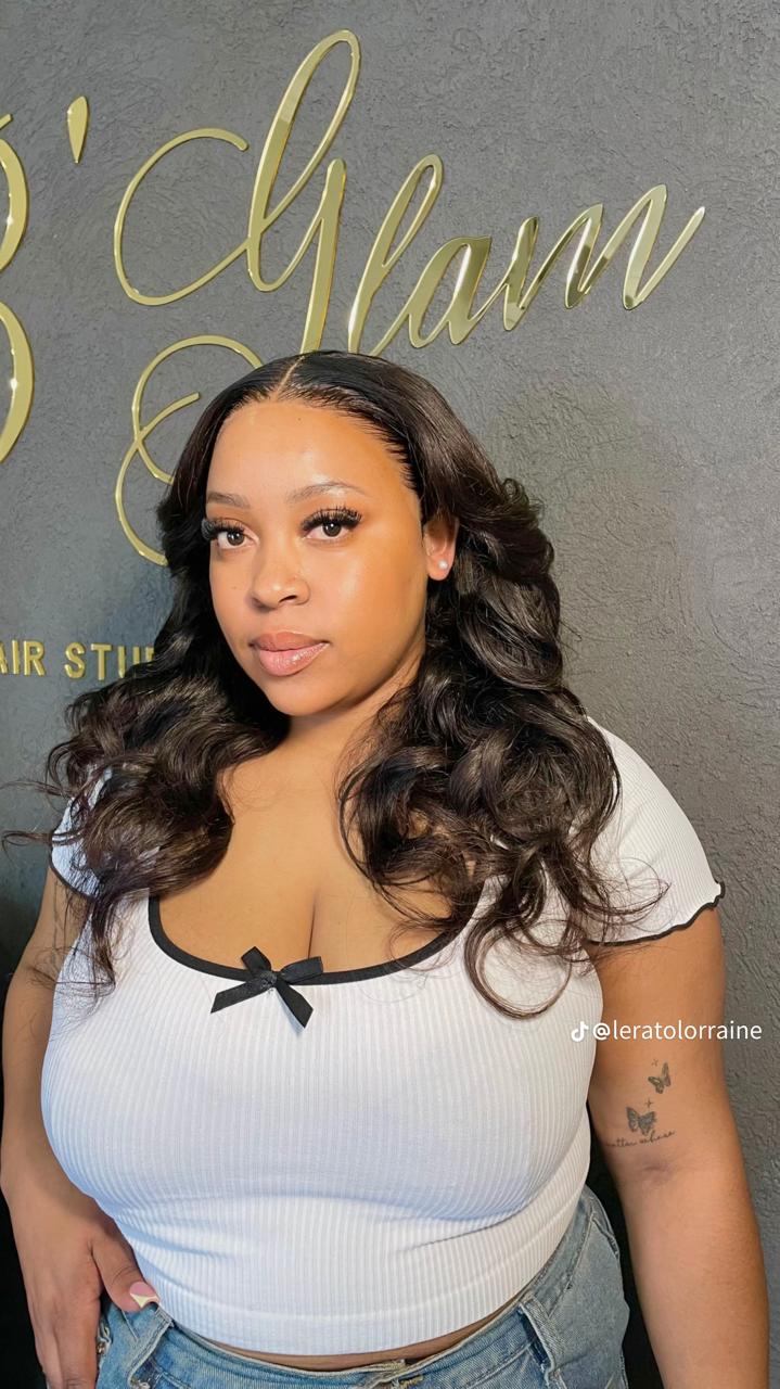 20” Frontal Wig Pre Curled