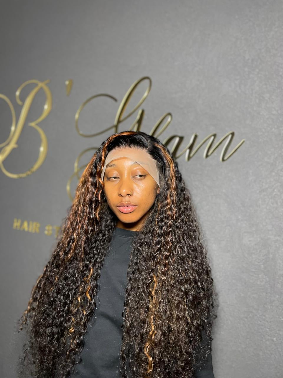 Dark Piano 30” Frontal Wig Deep Weave