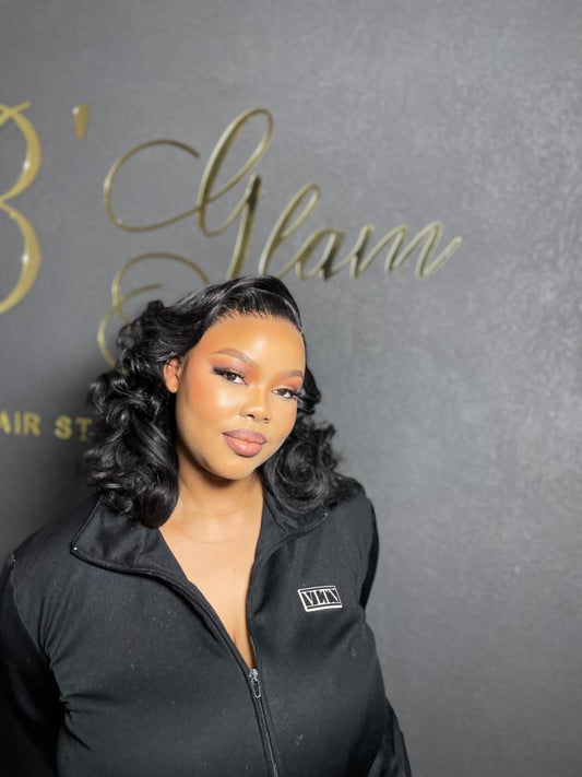 14” Frontal Pre Curled Wig