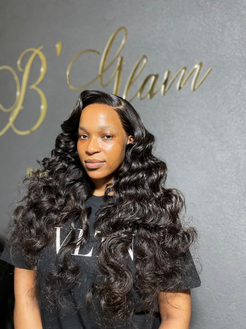 30” Frontal Wig Pre curled