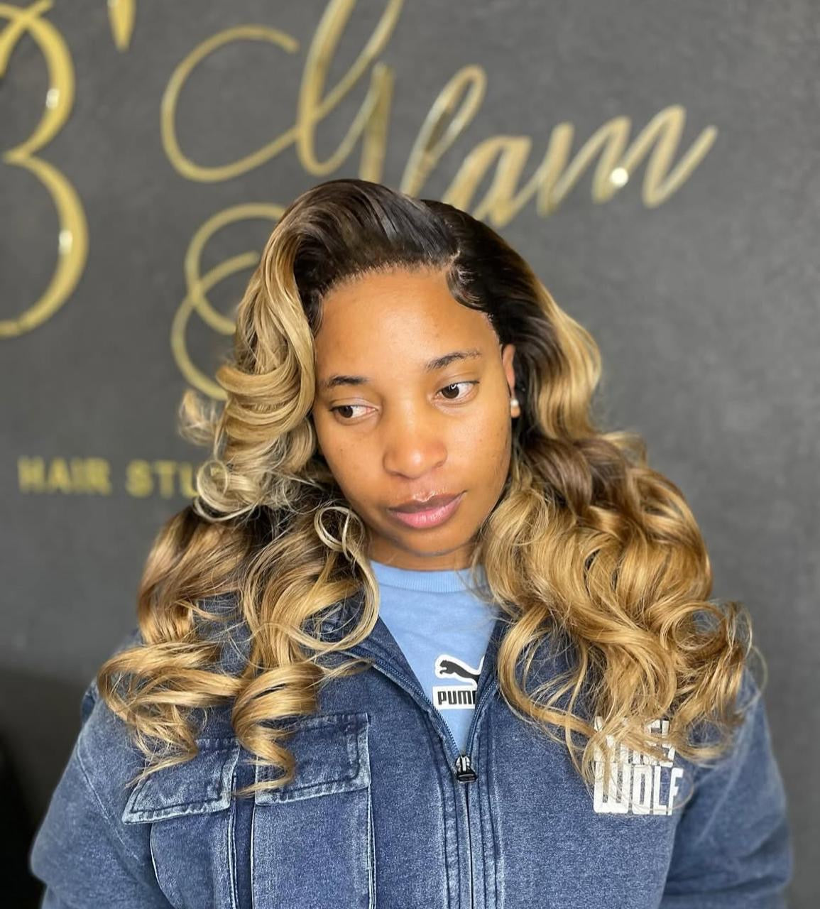 20” Frontal Blonde Wig